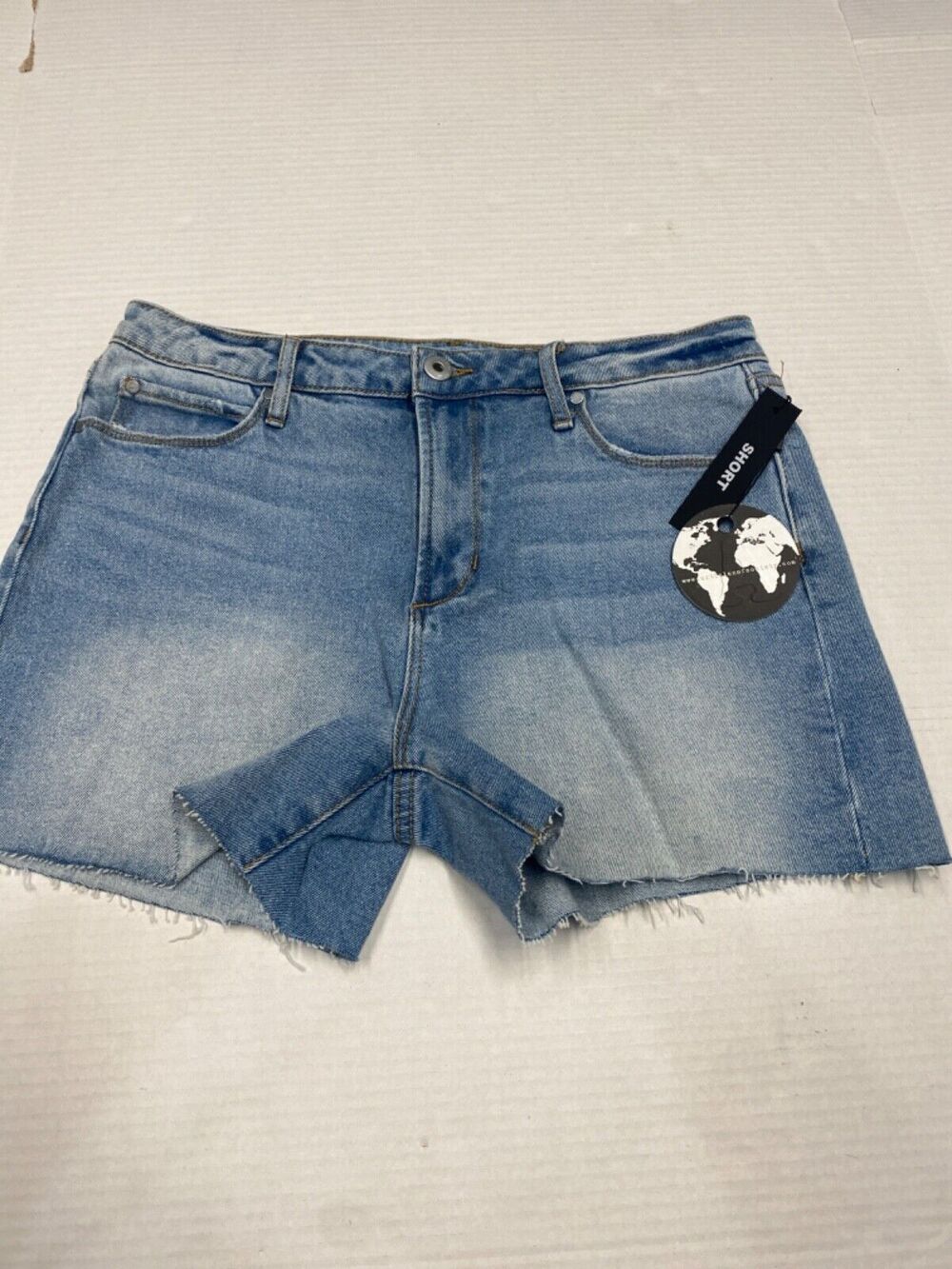 New With Tags Light Wash Articles Of Society Shorts High Rise (b17)